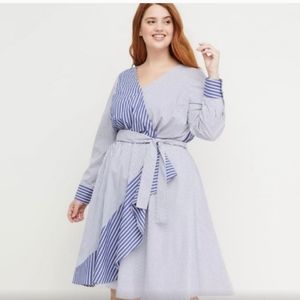 Lane bryant faux wrap dress